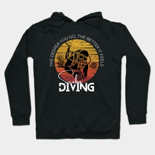 Scuba Diving with Life Quotes Hoodie